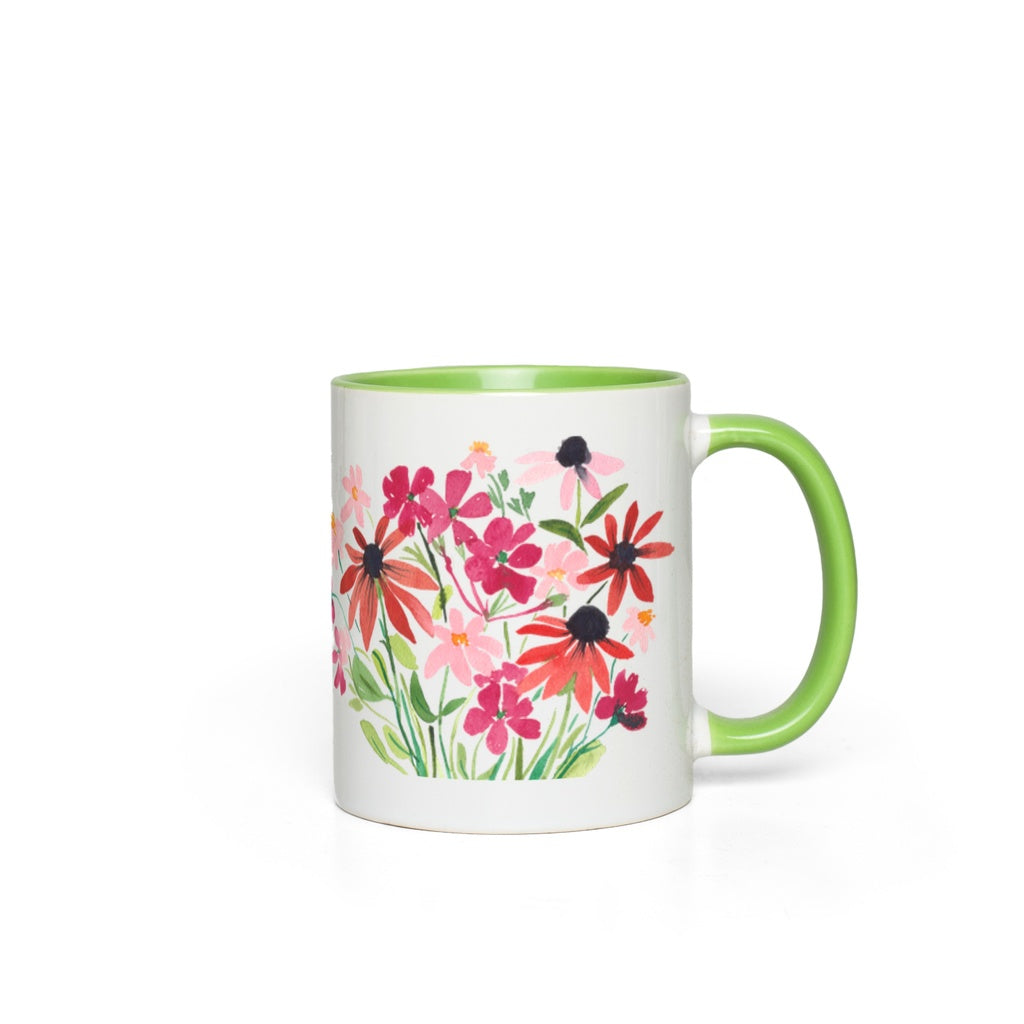 Sweet Wildflowers Accent Mugs