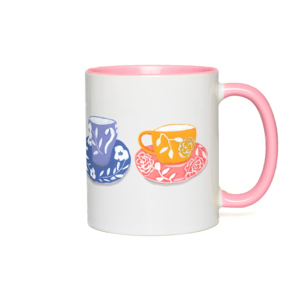 Tea Time Accent Mugs