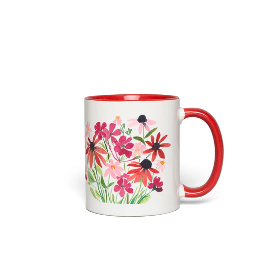 Sweet Wildflowers Accent Mugs