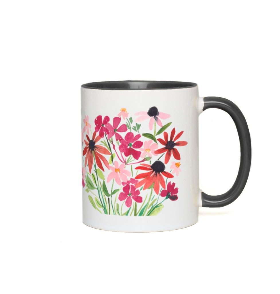 Sweet Wildflowers Accent Mugs