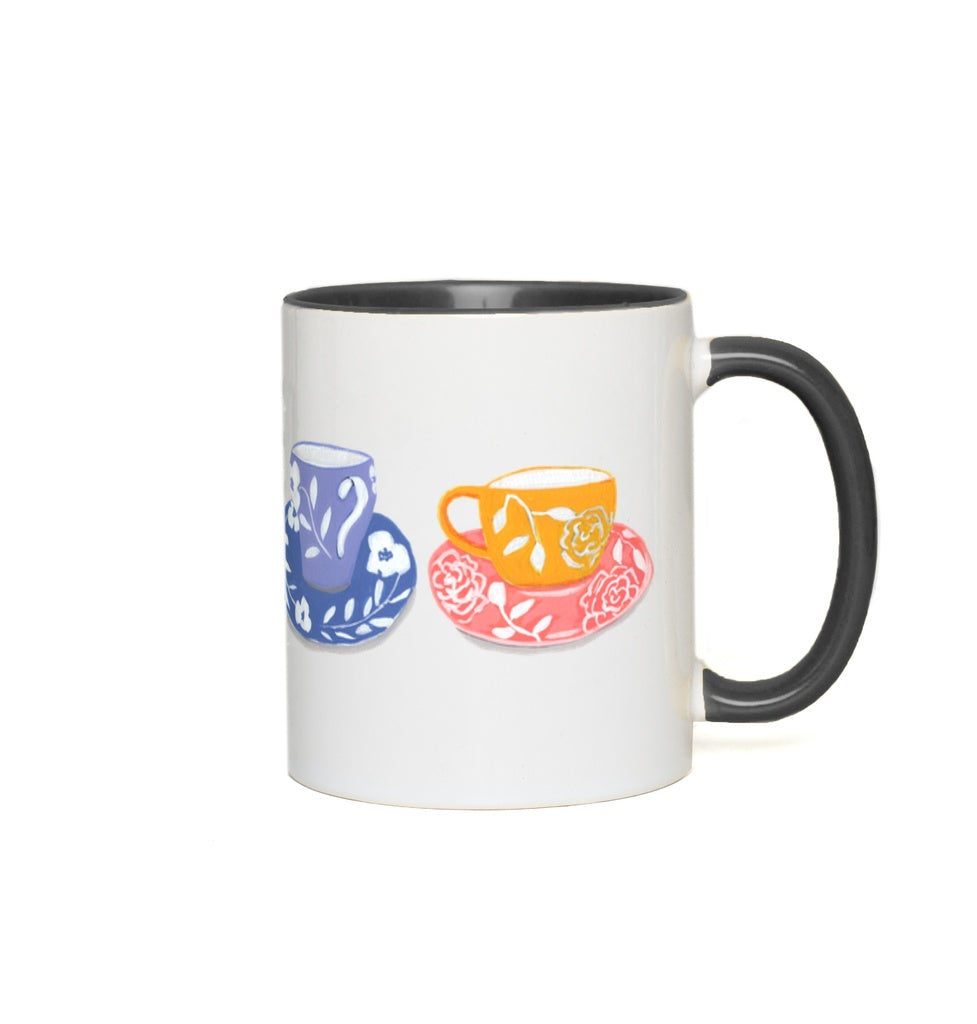 Tea Time Accent Mugs