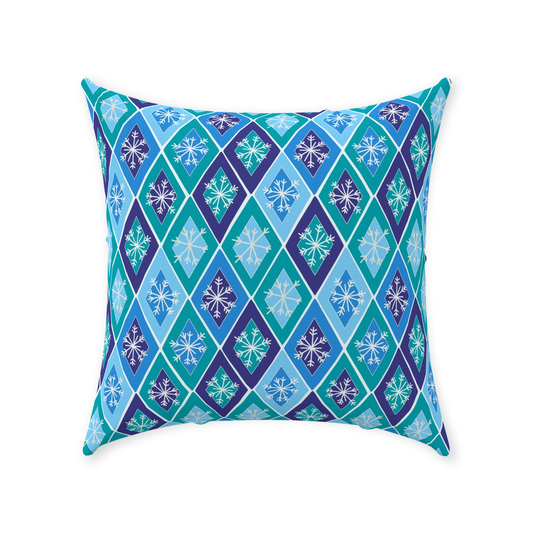 Retro Holy Night Throw Pillow