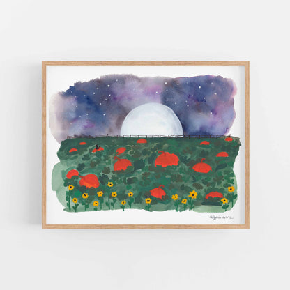 Pumpkin Patch Art Print