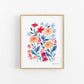 Bountiful Marigold Bouquet Art Print