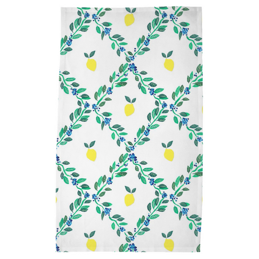 Lemon Trellis Tea Towel