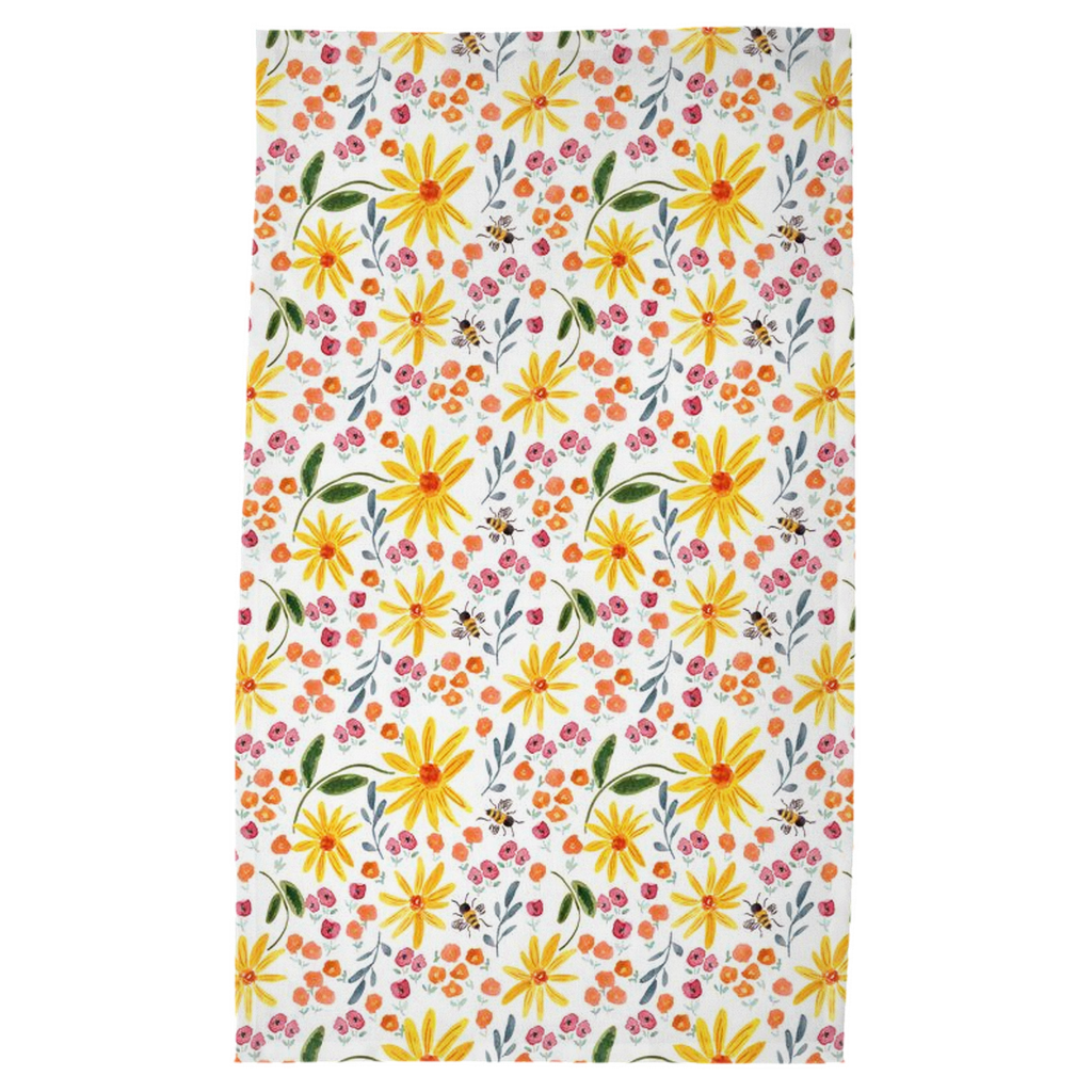 Flower Jubilee Tea Towel