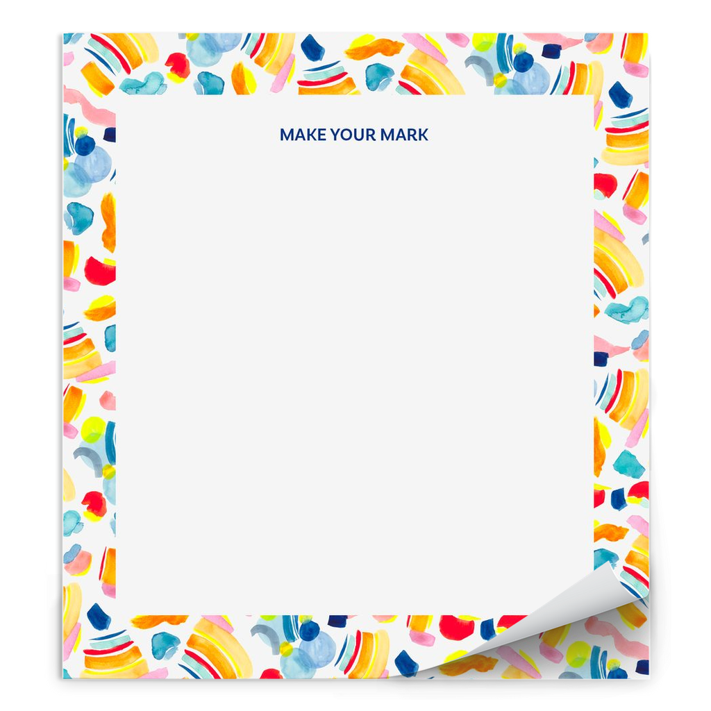 Make Your Mark Square Notepad, 5.5x6"