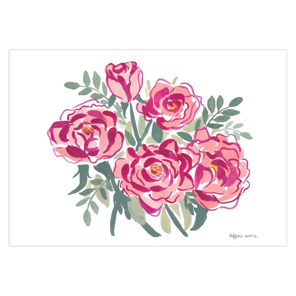 Heirloom Roses Stationery Cards