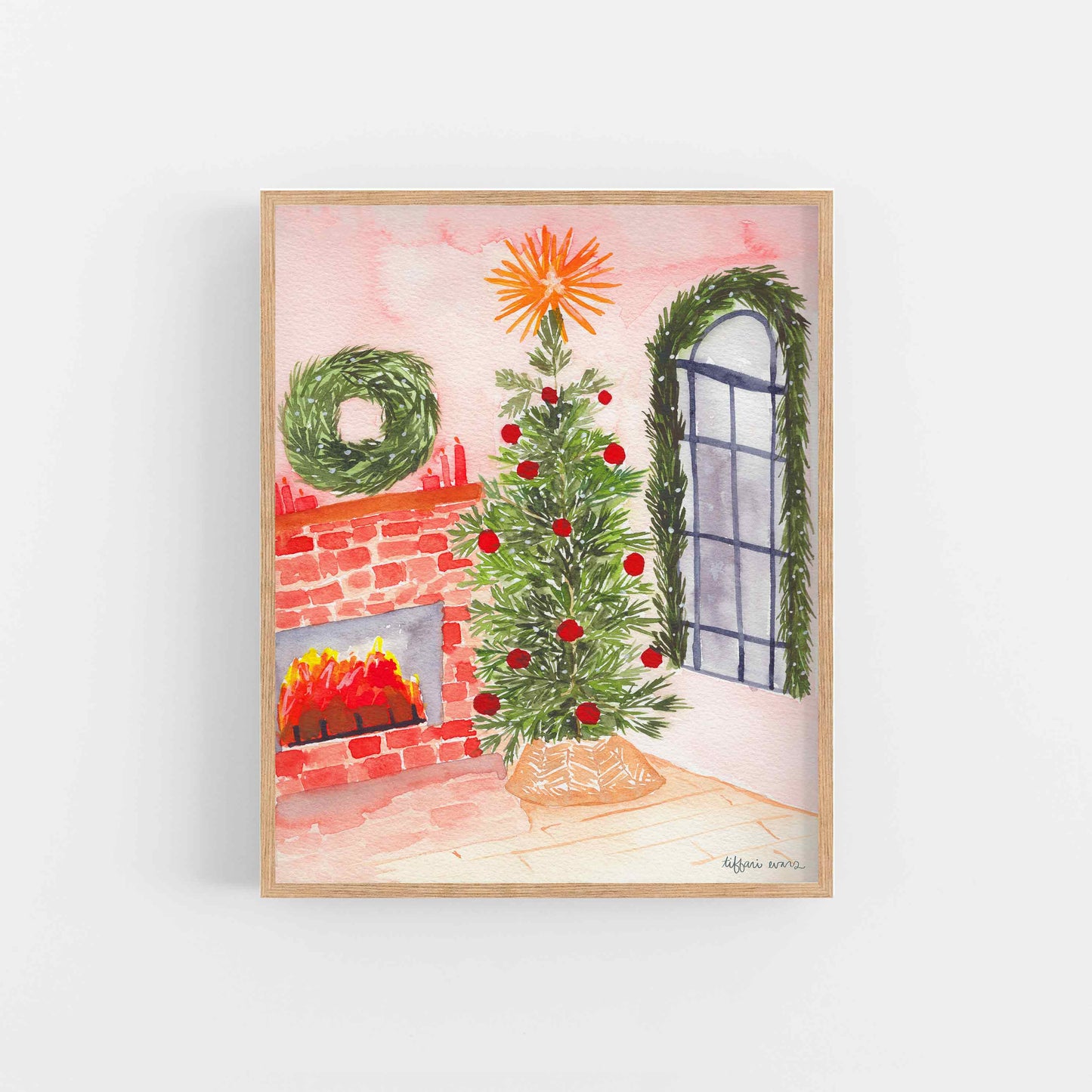 Cozy Christmas Art Print