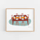 Dinner Table Art Print