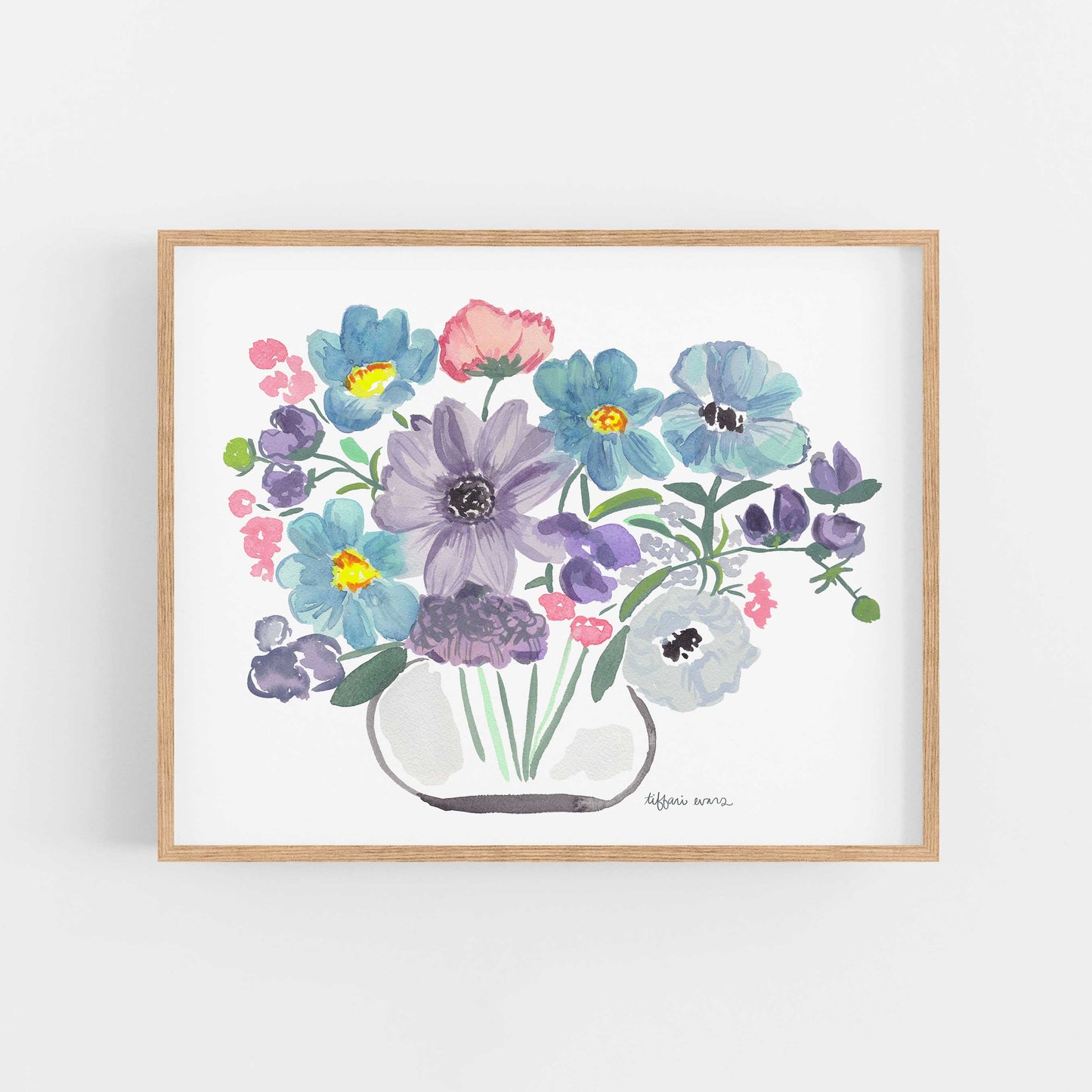 Lovely and Cool Flowers Art Print