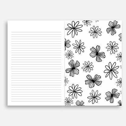 Singin' Little Blue Bird - Saddle Stitch Notebook