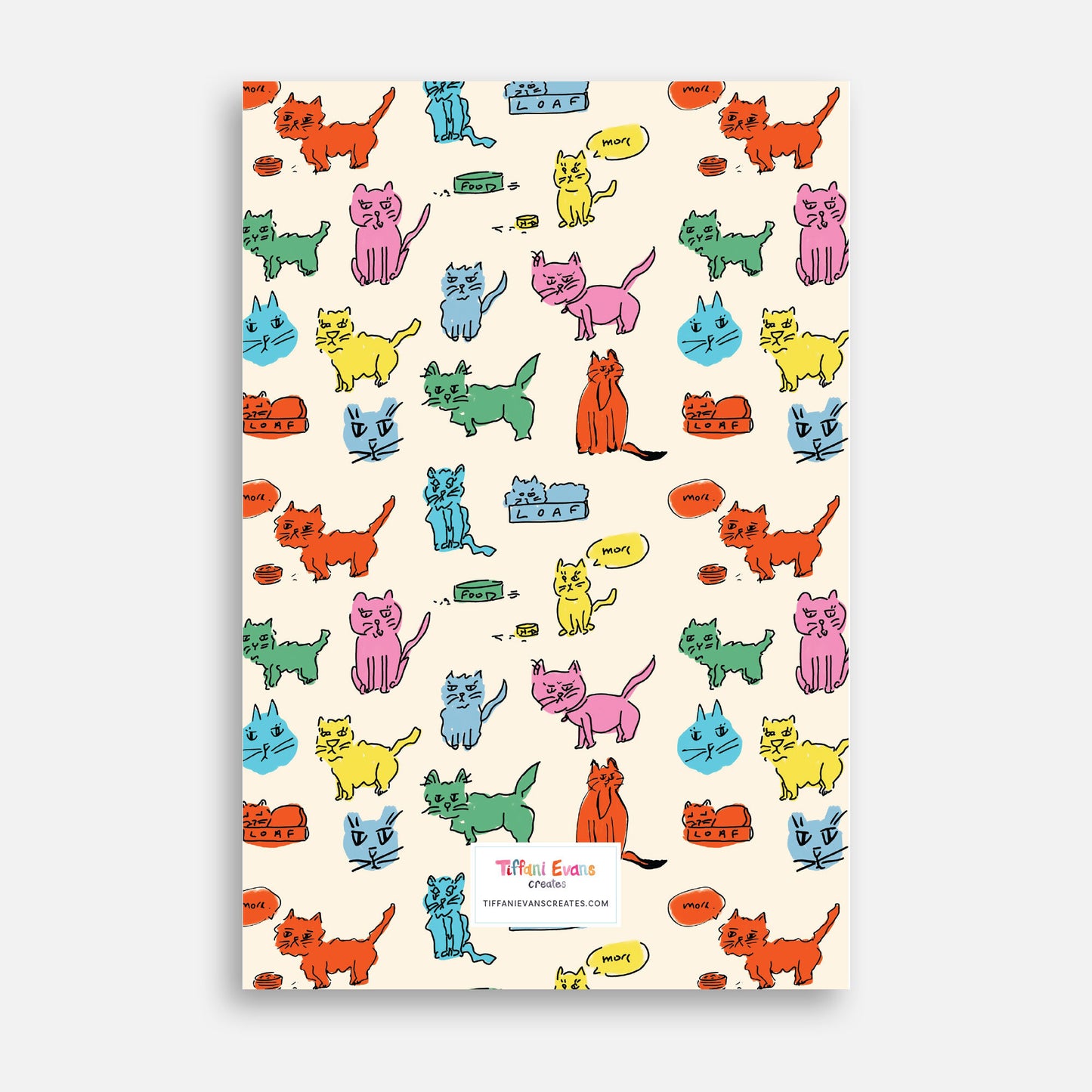 The Hangry Cats - Saddle Stitch Notebook