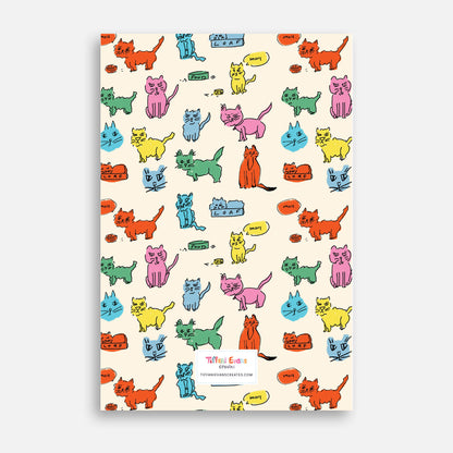The Hangry Cats - Saddle Stitch Notebook