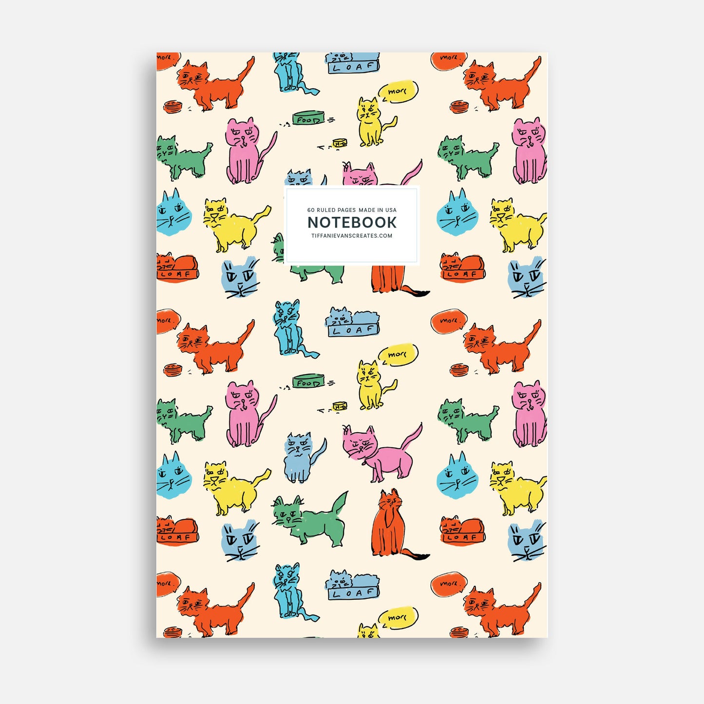 The Hangry Cats - Saddle Stitch Notebook