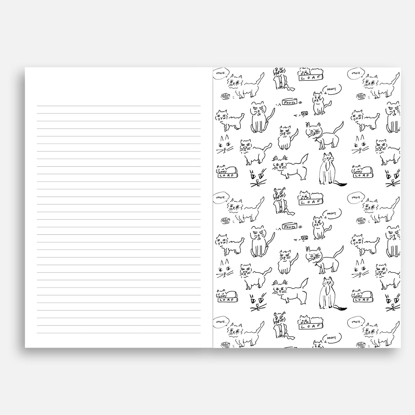 The Hangry Cats - Saddle Stitch Notebook