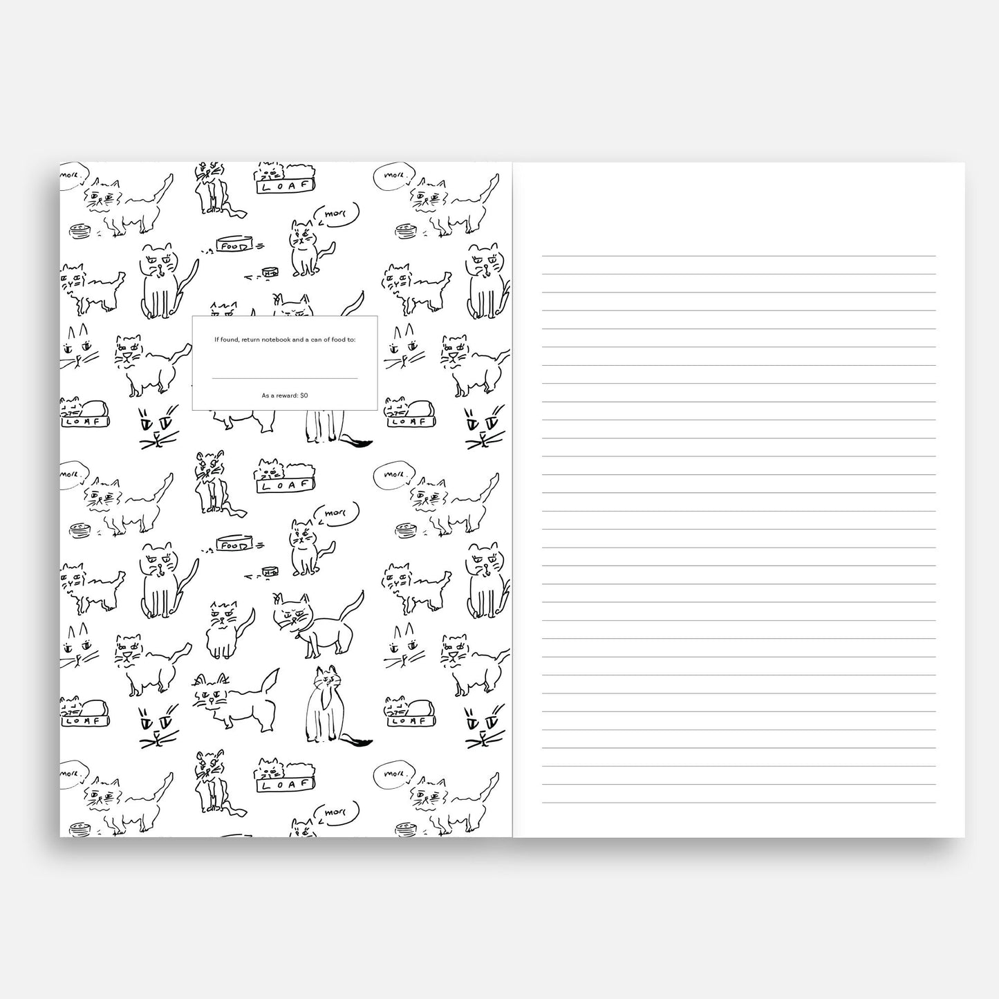 The Hangry Cats - Saddle Stitch Notebook