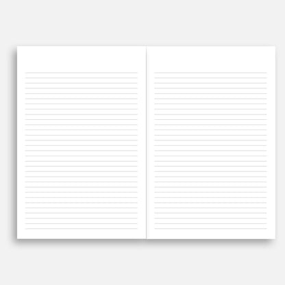 Singin' Little Blue Bird - Saddle Stitch Notebook