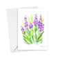 Blue False Indigo Note Cards