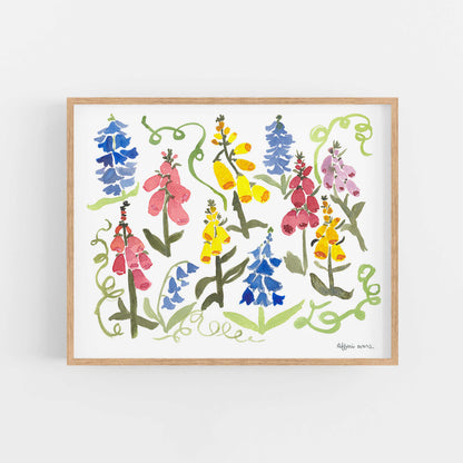 Ring the Bell Flowers Art Print