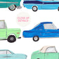 Classic Cars Art Print