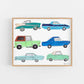 Classic Cars Art Print