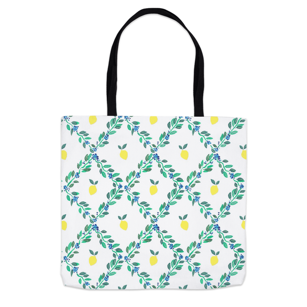 Lemon Trellis Tote Bag