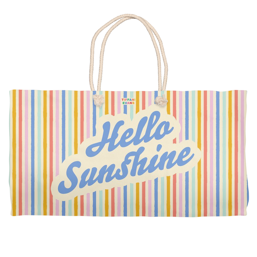 Hello Sunshine Weekender Totes