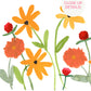 Fall Flower Posy Art Print