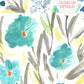 Country Chic Blue Flowers Art Print