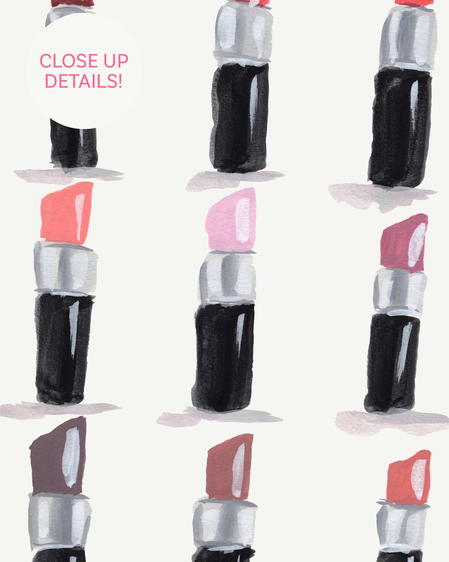 Lipstick Art Print