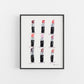 Lipstick Art Print