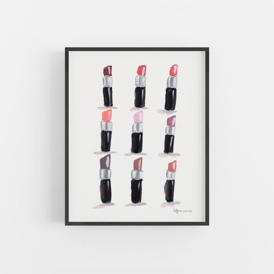 Lipstick Art Print