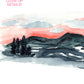 Mountain Sunset Art Print