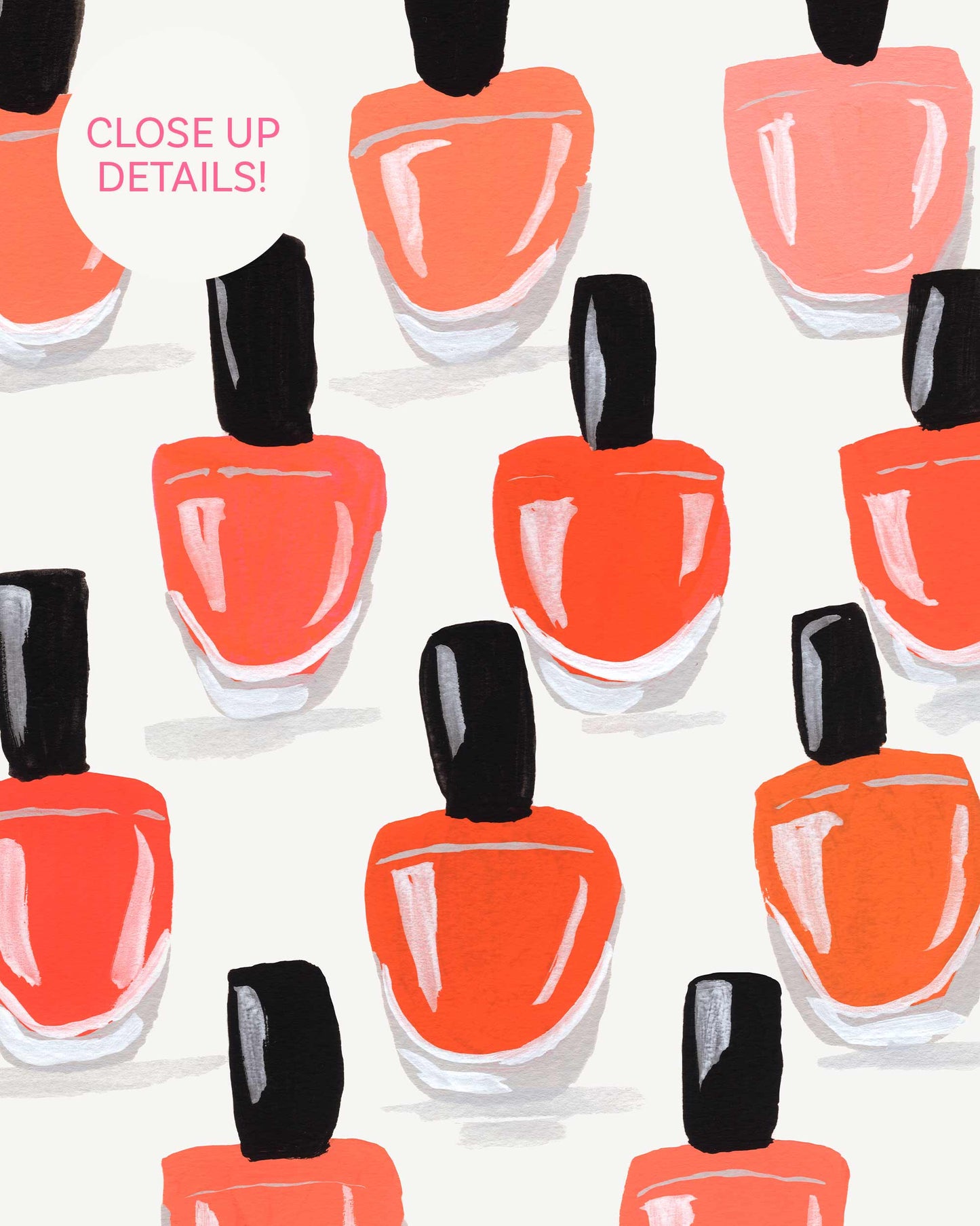 Nail Polish Art Print