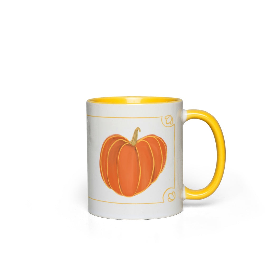 Morning Pumpkin Accent Mugs