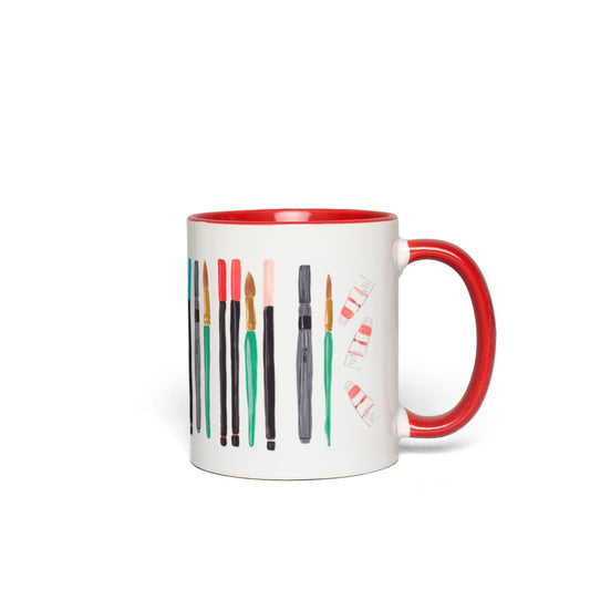 Art Materials Accent Mugs