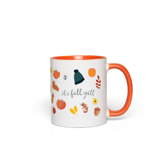 It's Fall Ya'll Accent Mugs