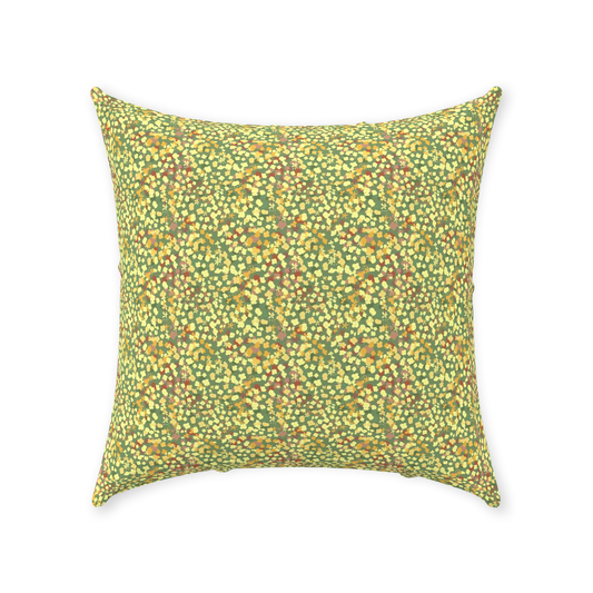 Boho Fall Flowing Throw Pillow