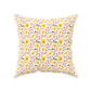 Flower Jubilee Flowers Throw Pillow