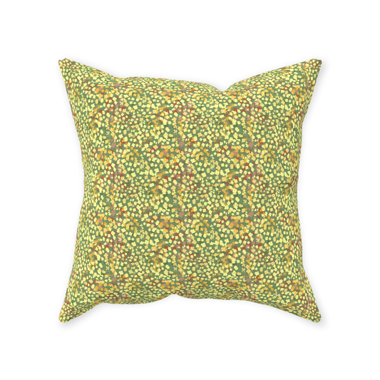 Boho Fall Flowing Throw Pillow