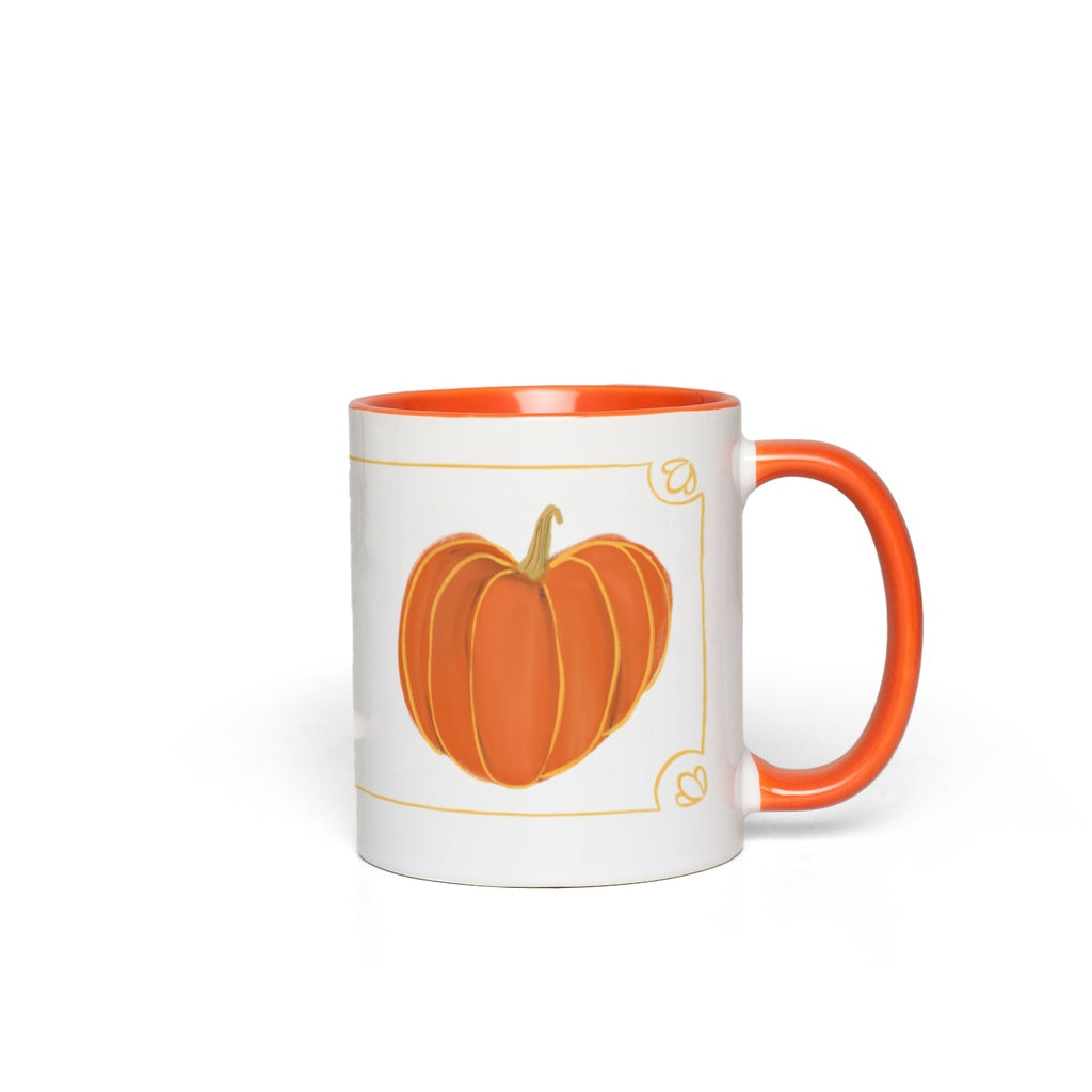 Morning Pumpkin Accent Mugs