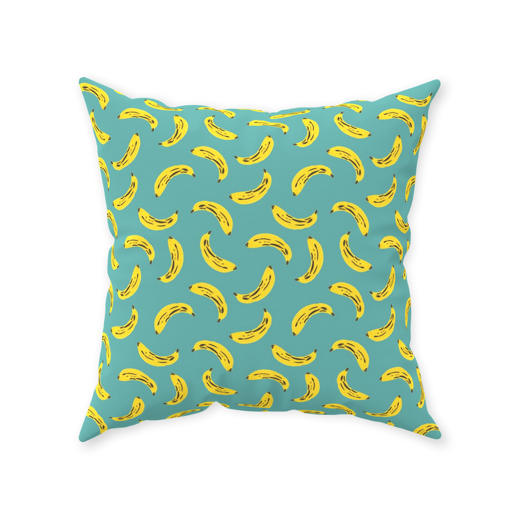 That's Bananas Throw Pillow