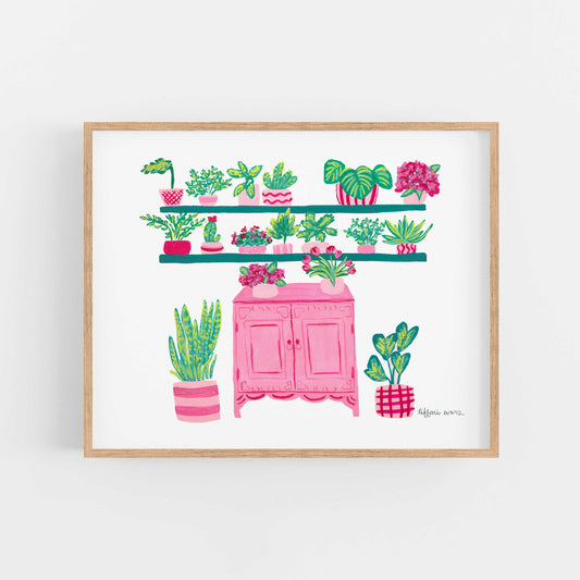 Proud Plant Lady Art Print