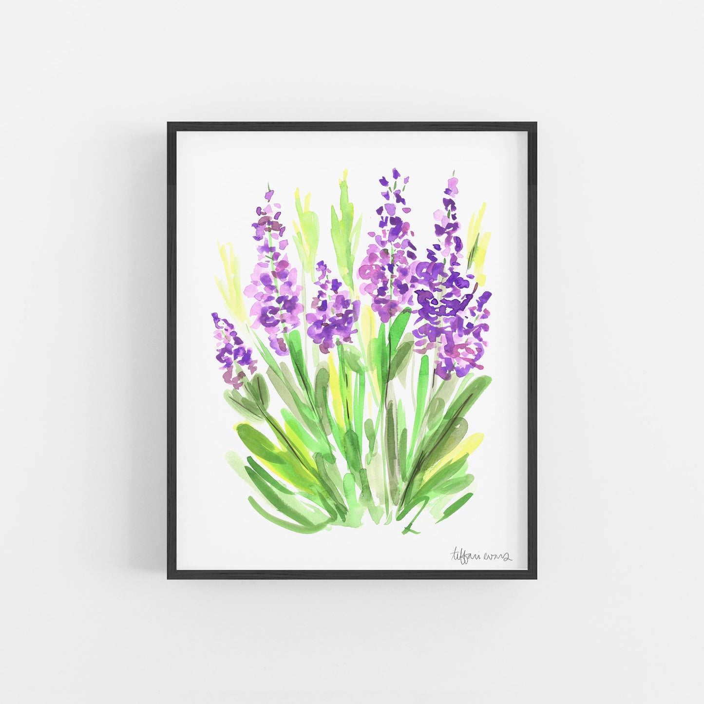 Purple Baptisia Art Print