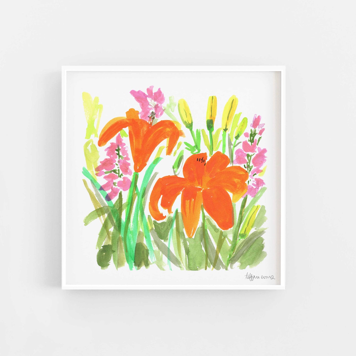 Summer Lilies Art Print