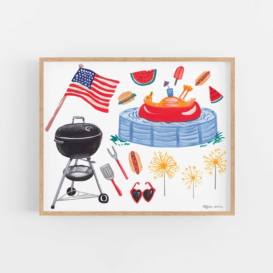 Summer Party Art Print