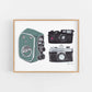 Vintage Cameras Art Print