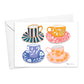 Vintage Teacups Greeting Cards
