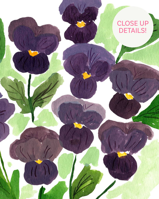 Violets are Blue Art Print